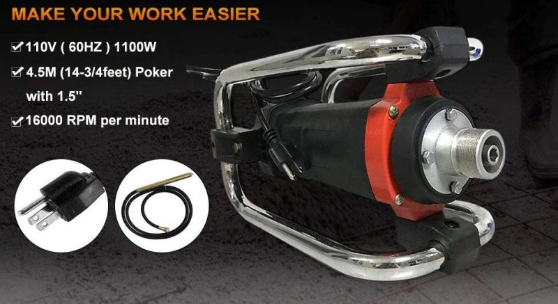Electric Tools Concrete Equipment Concret Vibration Poker