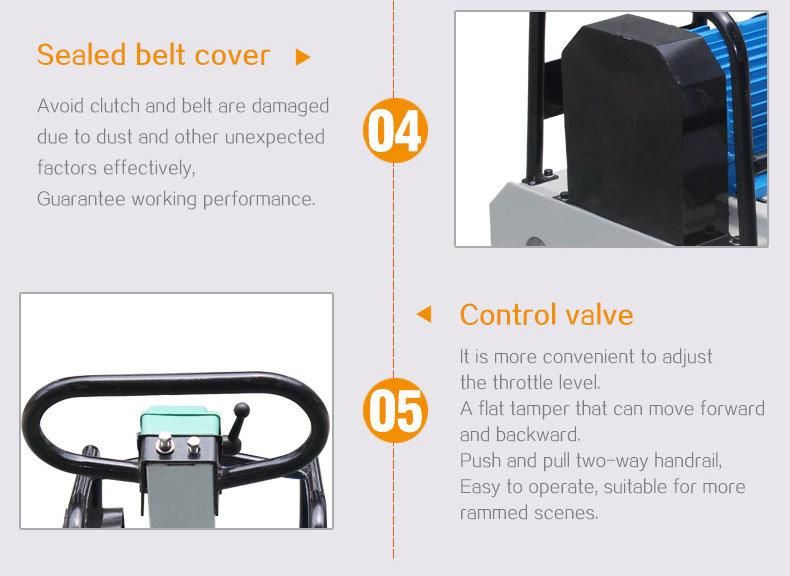 Electric Plate Compactor Service Life Stone Plate Compactor Parts