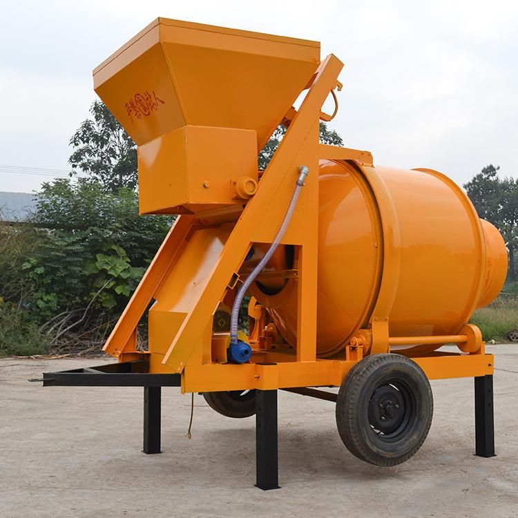 High Quality Electric Self-Loading Mobile Concrete Mixer Concrete Mixing Pump with Trailer Mounted Concrete Mixer in Machinery