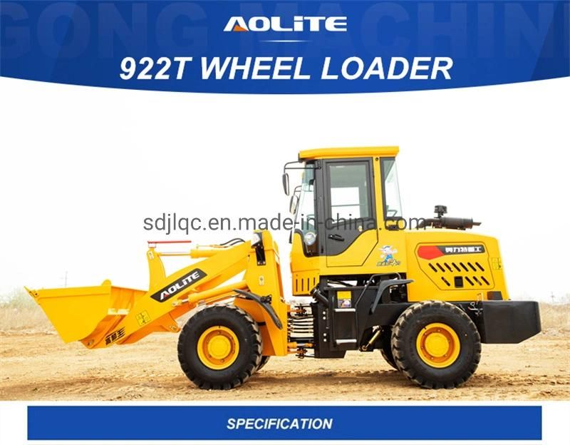 Front Loader Load 1200kg Mini Wheel Loader for Sale