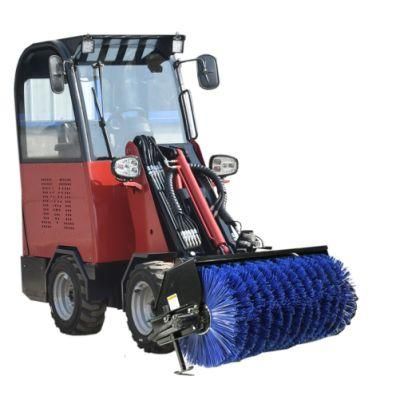 4 Wheel Drive Articulated Small Mini Wheel Loader Front End Loader for Farm Garden