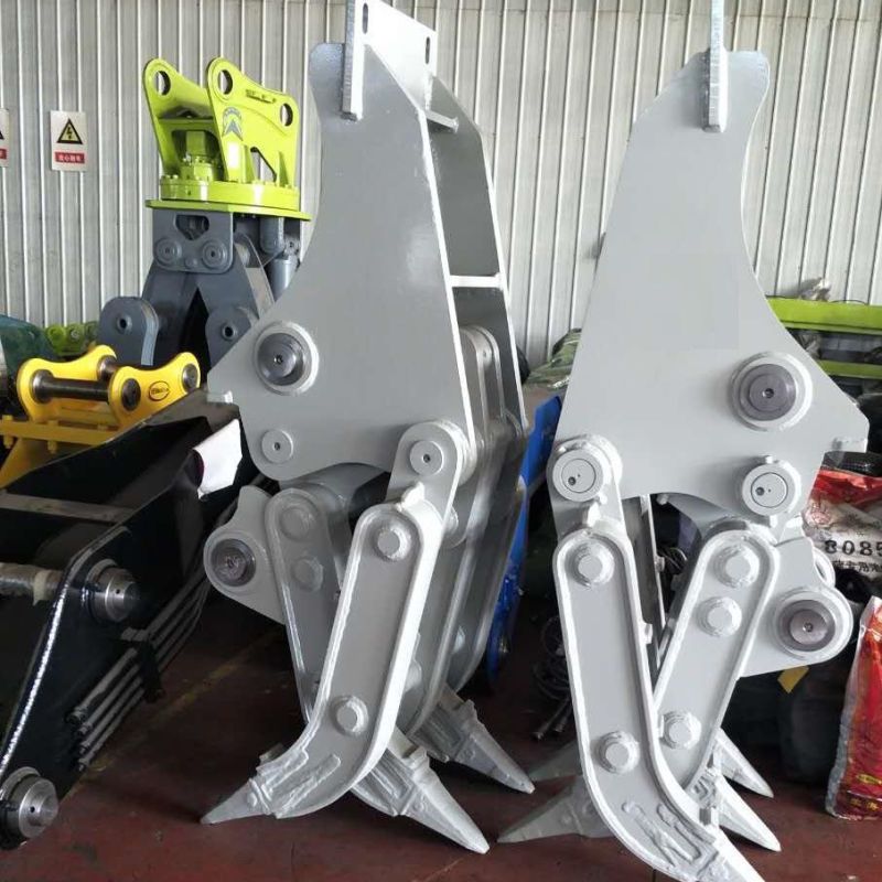 Excavator Mechanical Rock Grapple Hydraulic Grapple /Use for Demolition Scrap Steel Metal