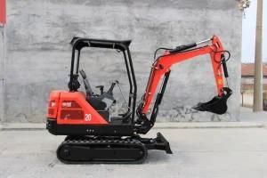 Hot Selling Home Use CE and EPA Approved 2 Ton Micro Excavator
