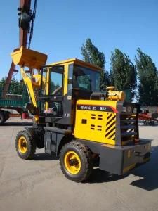 Multi-Fuction Articulated 0.8ton Front End Wheel Loader on Promotion
