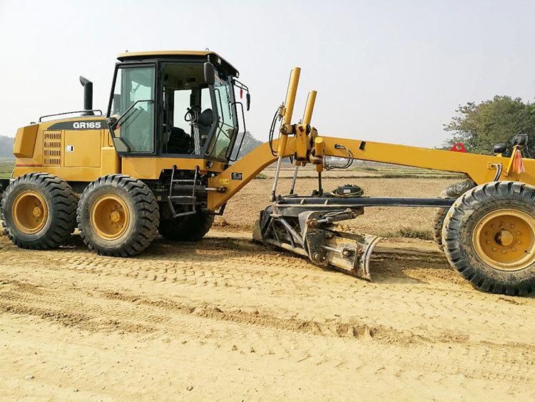 Gr165 Motor Grader with Ripper and Blade with CE for Sale