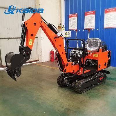 China New 0.8 Ton Mini and Flexible Small Digger Hydraulic Excavator