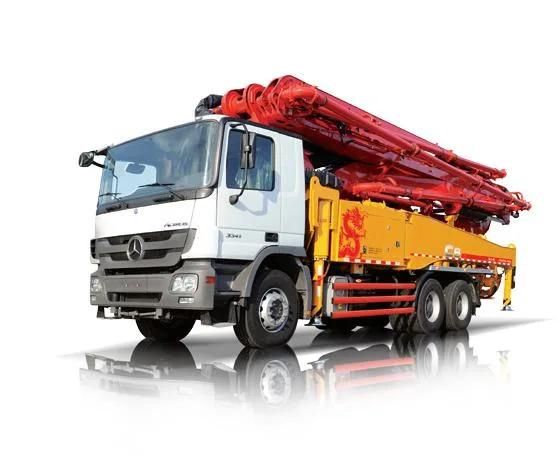 30m 37m 39m 43m 49m Long Boom Chassis Truck Mounted Concrete Pump Mobile Pump Truck Pump Line Pump Stationary Pump Placing Boom with Factory Promotion