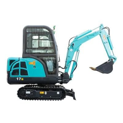 1ton 2ton Mini Crawler Small Hydraulic Micro Mini/Small Excavator for Sale Small Digger Machine with ISO CE
