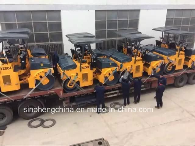 4 Ton Oscillatory Vibratory Road Roller with Double Drum Yzdc4