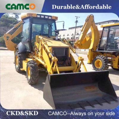 Hot Sale Flexible Operation Hydraulic Backhoe Loader with Grapple