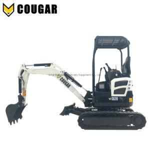 Best Seellers Lightweight, Stable, Responsive, Mini Excavators Cg20 (zero tail, retractable chassis) Mini Excavator with Cabin