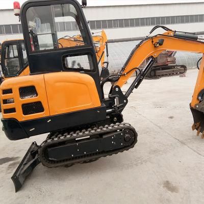 China Supplier 2500kg Excavator 2021 New Mini Digger Small Bagger Mini Excavator/ Excavadora 1ton
