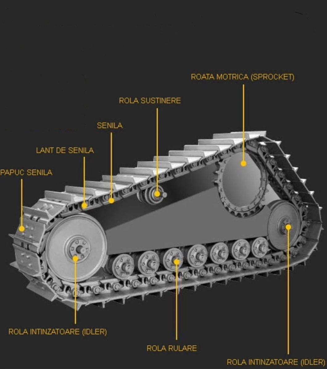 Spare Parts Excavator Track Link Track Roller Undercarriage Parts for Excavators Bulldozers