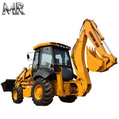 Chinese Popular Top Brand Mountain Raise 388 Compact Backhoe Loader