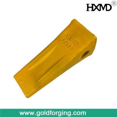 ODM Wheeled Excavator Replacement Bucket Teeth for PC100, Standard Dirt Bucket Adapter, Second Hand Excavator