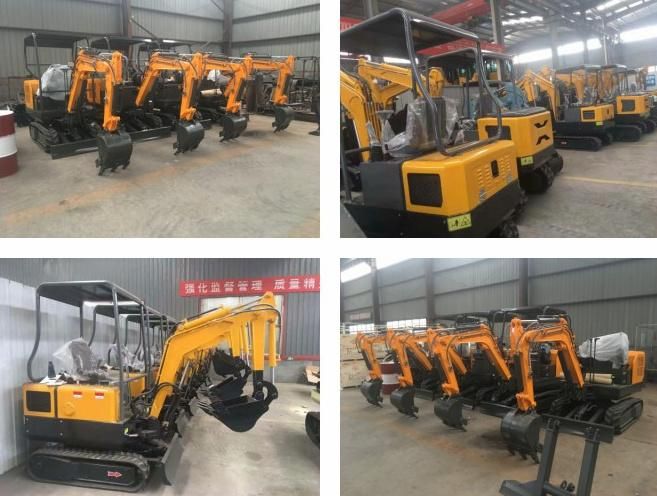 Ce Approved Mini Crawler Excavator with Attachments Earth Drill Hydraulic Rock Splitter Break Hammer