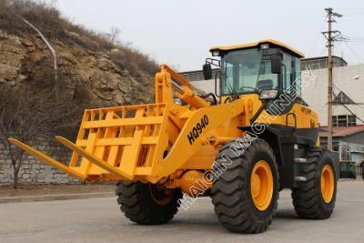 Strong Pallet Fork Wheel Loader (HQ940) with CE