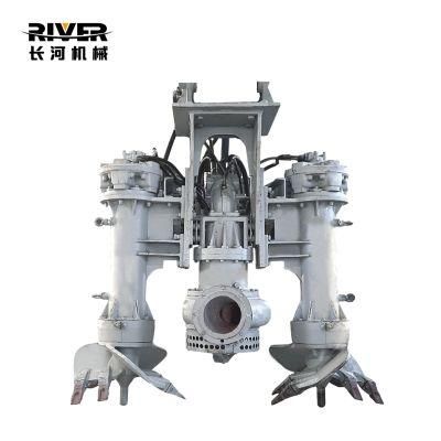 River Amphibious Excavator Dredge Pump with Big Suction Pump Cutter for Clearing of Land