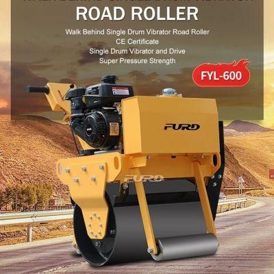 Popular Walk Behind Single Drive Road Compactor 325kg Asphalt Roller From Furd China