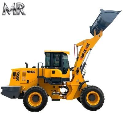 China Supplier Construction Machine 1.7cbm 3ton 936 Heavy Wheel Loader