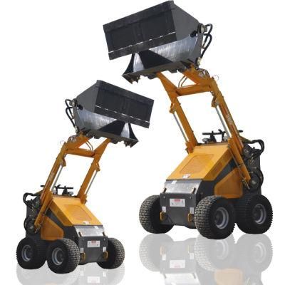 Mini Skid Steer Wheel Loader for Sale with Tooth Bucket