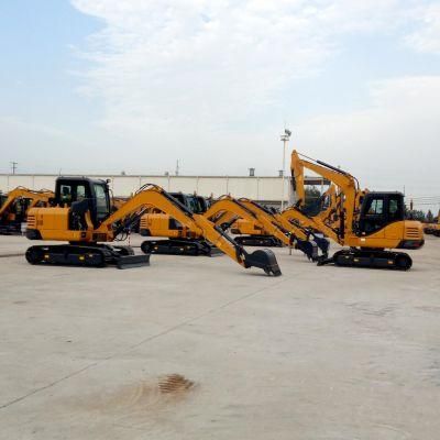 China Small Hydraulic 6 Ton Crawler Excavator Xe60d