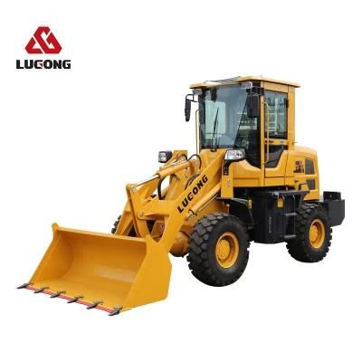 Lugong Mini Wheel Loader as Backhoe Loader and Skid Steer Loader Good Construction Equipment