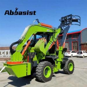 CE ISO SGS OEM Abbasist AL20-45 Loader Rickshaw Backhoe Loaders Retroescabadora with Diesel Engine