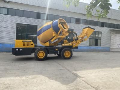 Battery Powered Concrete Mixer with Joystick Control