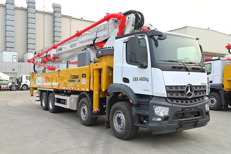 XCMG Official 58m Concrete Pump Truck China Truck Mounted Boom Concrete Pump Hb58V for Sale