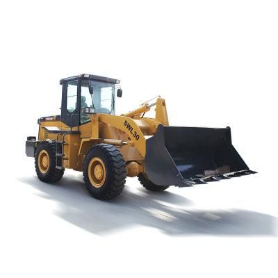 Mini Backhoe Wheel Loader with Front Discharge Shovel
