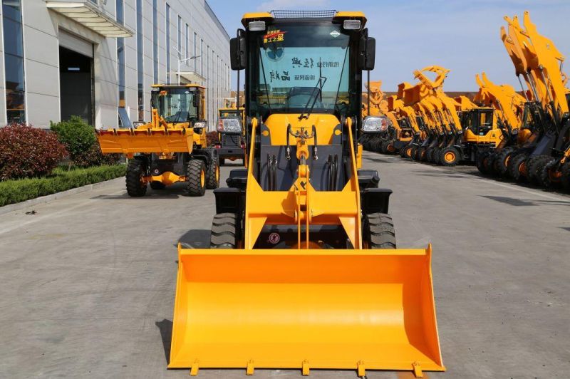 Lugong CE Approved 100% New Design Mini Wheel Loader with Bucket for Farming