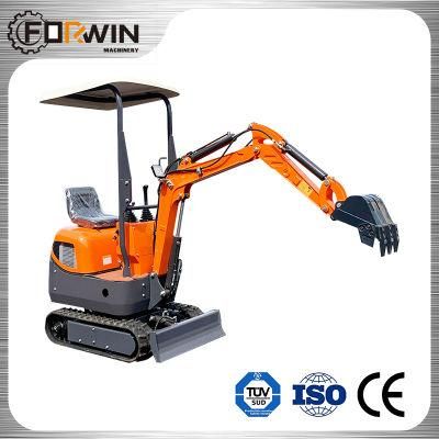 CE Cheap Price Chinese Mini Excavator Small Digger Crawler Excavator 1ton New Bagger for Sale