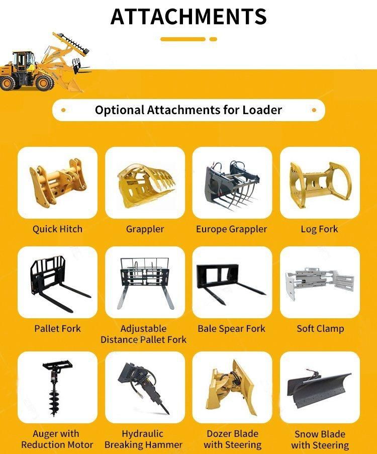 Chinese Cheap Accept Customized Mini Backhoe Loader Wheel Compact Small Loader Backhoe 4X4 with Attachment List Price for Sale
