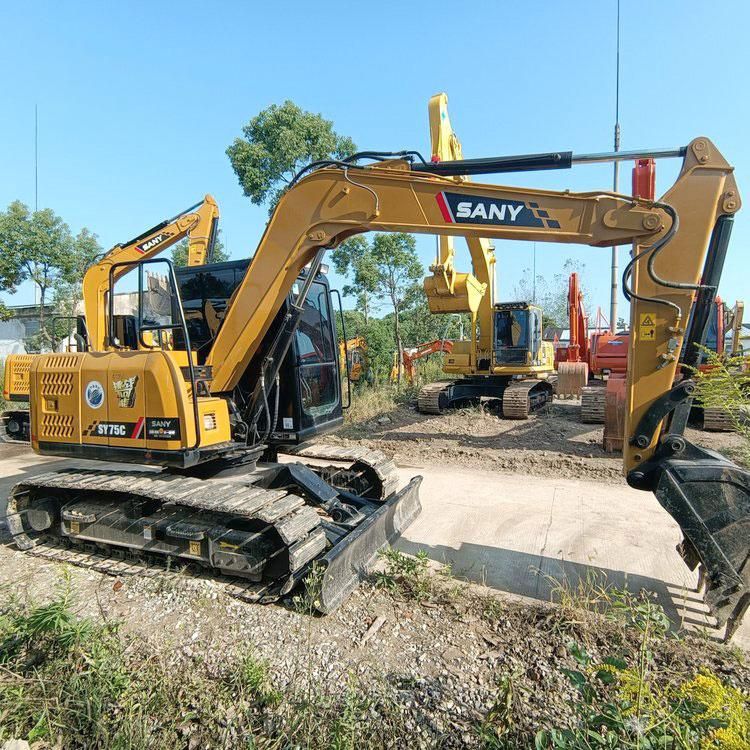 Factory Supply 6 Ton Hydraulic Excavator with 0.25 Cbm Bucket Capacity Korea Doonsan Mini Excavator