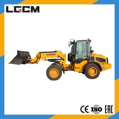 Lgcm High Quality Telescopic Extension Arm Wheel Loader with 2.6ton