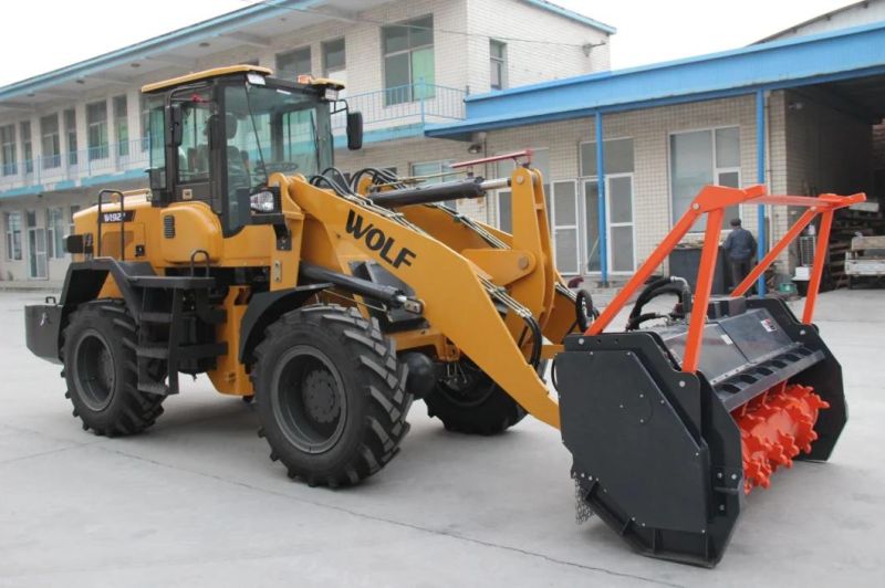 Wolf Wl927 2.7 Ton Construction Wheel Loader with Mulcher