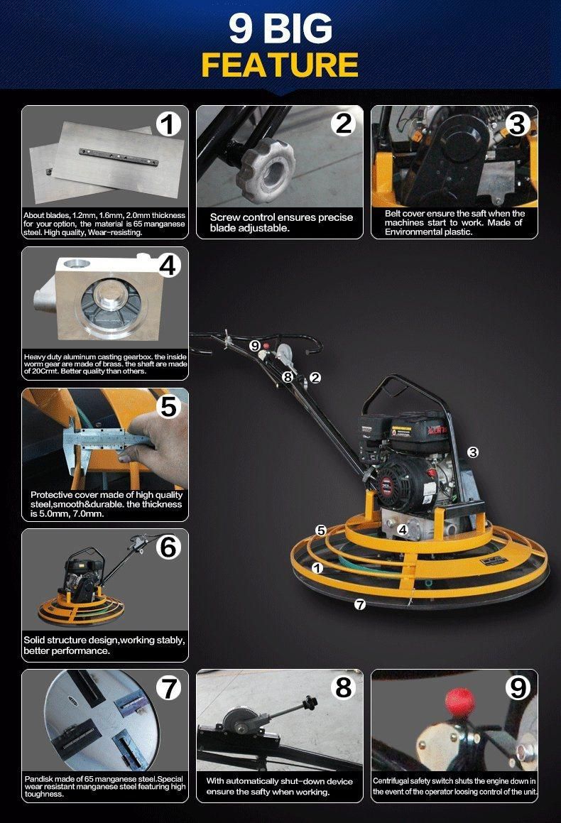 100cm Walk Behind Concrete Trowel Machine