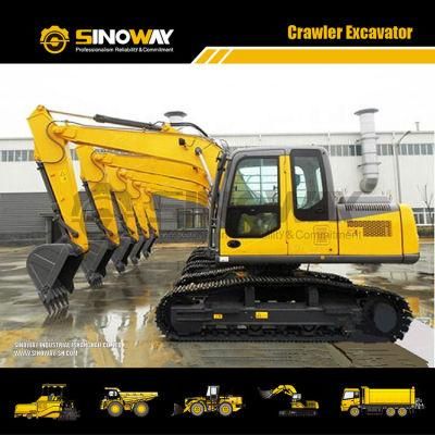 15 Ton MIDI Excavator Sinoway Excavating Machinery
