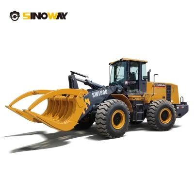Log Moving Equipment Swl60g Wheel Log Loader for Sale