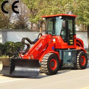Chinese Hot Selling 1.5 Ton Front Wheel Loader Tl1500 Snow Blade