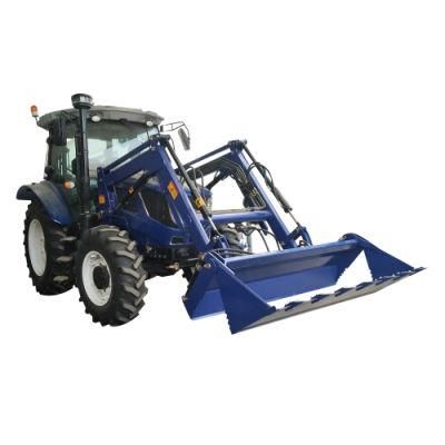 Sturdy Structure Reliable 4X4 End Front Loaders Tractors with Ce Certificated