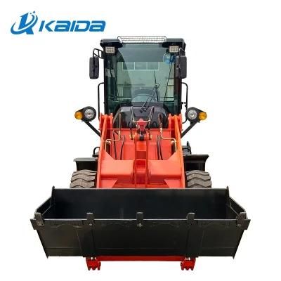 Custom CE Certification Mini Wheel Hydraulic 1.5 Ton with Claws Loader