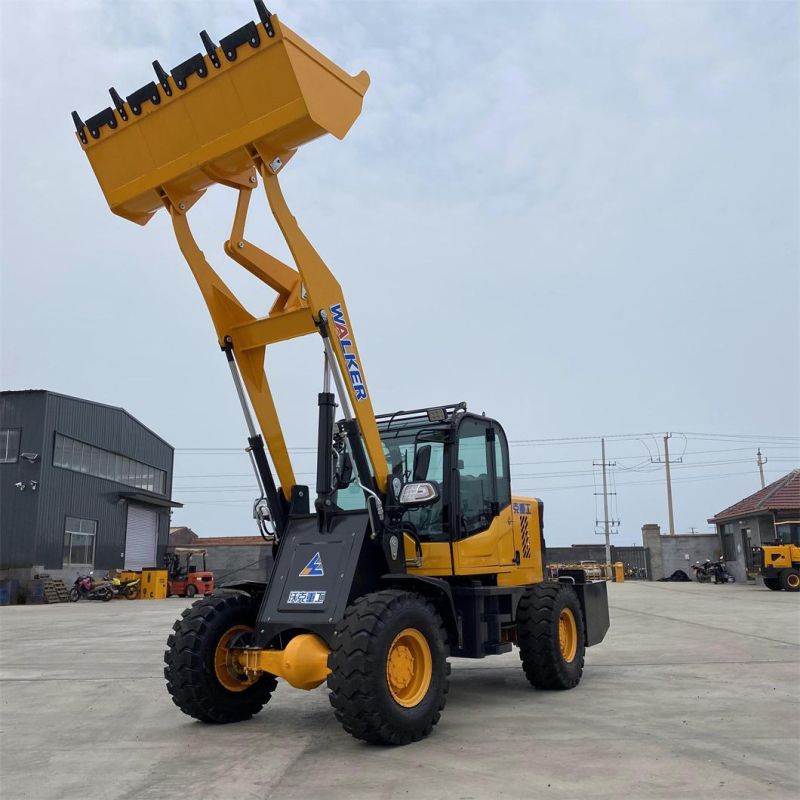 1.2/1.8/2 Ton Ultra-Low Profile Wheel Loader, Small Forklift for Basement, Mini Wheel Loader