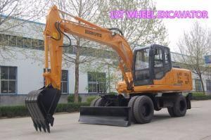 12 Ton Wheeled Excavator Hot Sale 12 Ton Wheeled Excavator