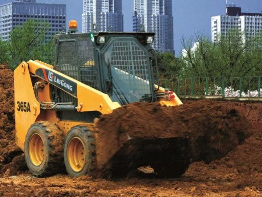 Small Road Construction Machinery High Quality Skid Steer Loader 365A