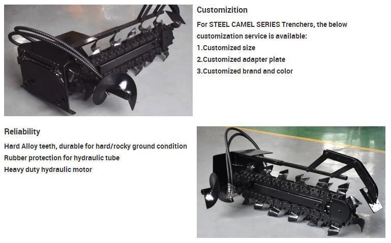 Cheap Loader/Tractor Attachments Hydraulic Trencher