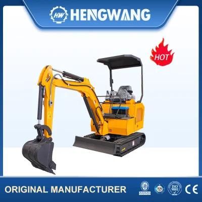 Famous Engine Excavator with Rubber Track Mini Excavator