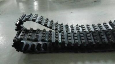 Mini Robot/Wheelchairs Rubber Tracks with Support/Driving Wheels (100*40*50)