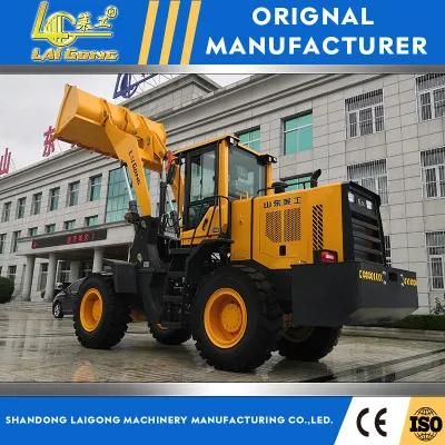 Lgcm 1.8m3 Bucket Capacity Front 3t Wheel Loader with 6 Cylinder Weichai Engine